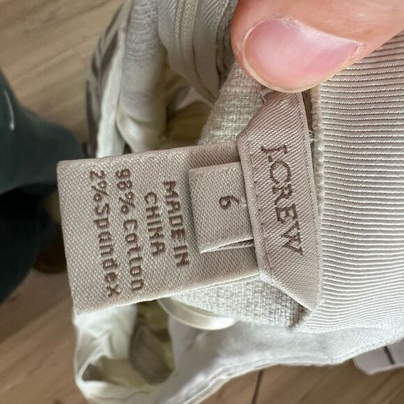 J.Crew Women's Zebra Print Mini Skirt Gray Size 6 - Picture 8 of 9